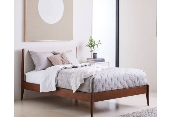 Двоспальне ліжко WoodSoft Seul 140x200, вільха (Seul140200VIL)