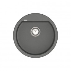 Кухонна мийка Vancor Tera TMR 01.50, 500x500 мм, Gray + Сифон Vankor Стандарт
