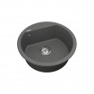 Кухонна мийка Vancor Tera TMR 01.50, 500x500 мм, Gray + Сифон Vankor Стандарт