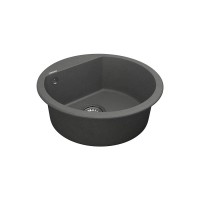 Кухонна мийка Vancor Tera TMR 01.50, 500x500 мм, Gray + Сифон Vankor Стандарт