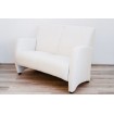 Прямий двухмістний диван Embawood Сінді, білий (EW-31)