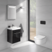 Підвісний унітаз Villeroy&Boch Avento Direct Flush Slimseat Ceramic Plus з кришкою soft-close (5656RSR1)