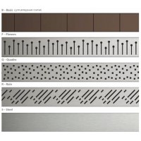 Лінійний трап Radaway, для укладання плиткою від 8 до 12мм, 550мм (5L055A)