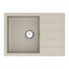 Кухонна мийка Vancor Easy EMP 02.62, 620x440 мм, Terra + Сифон Vankor Стандарт