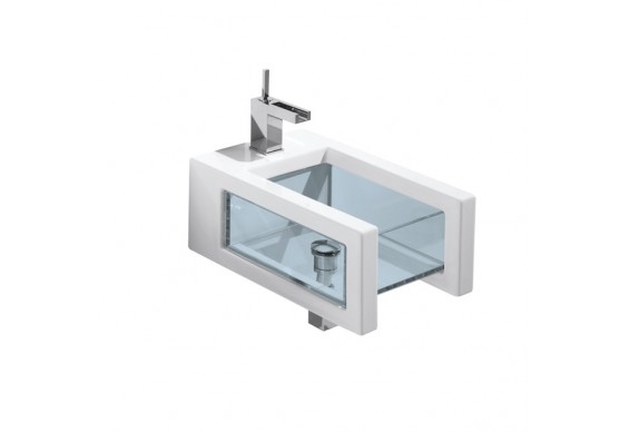 Підвісне біде GSG GLASS 53 см white glossy (GLBISO000)