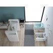 Підвісне біде GSG GLASS 53 см white glossy (GLBISO000)