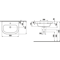 Умивальник Jika Olimp Deep 55 см (H8126120001041)
