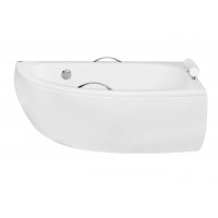 Акрилова ванна Besco Milena Premium 150x70 R, асиметрична + ручки (WAM-150-NPS)