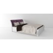 Односпальне ліжко WoodSoft Ravenna з підйомним механізмом 120x200, вільха (RavennaPM120200VIL)