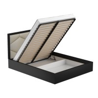 Односпальне ліжко WoodSoft Tokio з підйомним механізмом 120x200, ясень (TokioPM120200JAS)