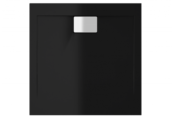 Душовий піддон Polimat Vegar 80x80 чорний (00157)