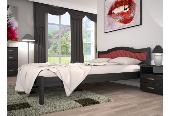 Двоспальне ліжко ТИС Юлія 2 180x200 дуб (TYS435)