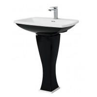 Підвісний умивальник ArtCeram Blues, black white (BUL0010150) Підвісний умивальник ArtCeram Blues, black white (BUL0010150)