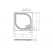 Душовий піддон Riho Kolping 1000х900, білий (DB32)