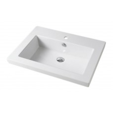 Врізний умивальник ArtCeram Gap 71, white (GPL0020100)