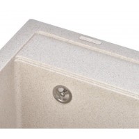 Кухонна мийка Granado Lerida 560x510 мм, terra + Сифон (0403)