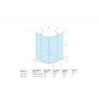 Кабіна душова півкругла EXCELLENT Seria Mazo 1000x1000 (KAEX.3001.1010.1010.LP) Кабіна душова півкругла EXCELLENT Seria Mazo 1000x1000 (KAEX.3001.1010.1010.LP)