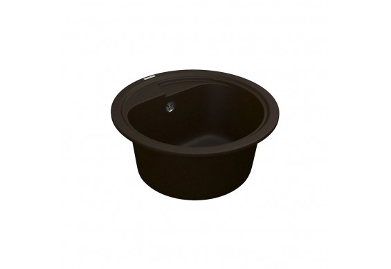 Кухонна мийка Vancor Polo PMR 01.45, 450x450 мм, Chocolate + Сифон Vankor Стандарт