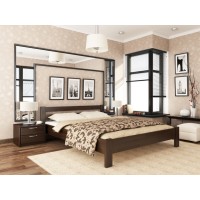 Двоспальне ліжко Естелла Рената 160х190 буковий масив (DV-35.2)