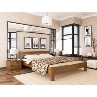 Двоспальне ліжко Естелла Рената 160х190 буковий масив (DV-35.2)