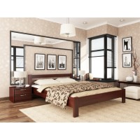 Двоспальне ліжко Естелла Рената 160х190 буковий масив (DV-35.2)