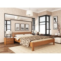 Двоспальне ліжко Естелла Рената 160х190 буковий масив (DV-35.2)