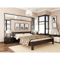 Двоспальне ліжко Естелла Рената 160х190 буковий масив (DV-35.2)