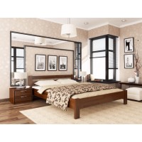 Двоспальне ліжко Естелла Рената 160х190 буковий масив (DV-35.2)