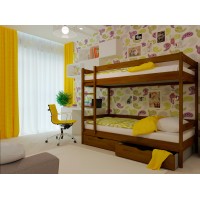 Двоярусне ліжко НеоМеблі Твікс 90х190 (NM34)