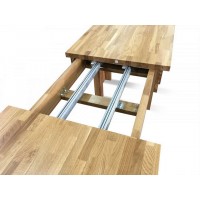 Стіл розкладний Грамма Ельбрідж 90х160+360 дуб (EB160)