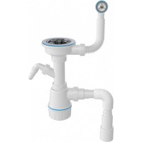 Кухонна мийка Granado Lerida 560x510 мм, terra + Сифон (0403)