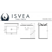 Умивальник на стільницю Isvea SistemaY Clear S.S Vessel Basin 60 cm (10SY50060SV)