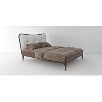 Двоспальне ліжко WoodSoft Orlean 140x200, ясень (Orlean140200JAS)