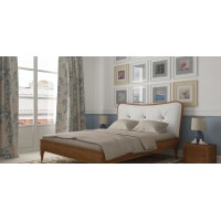 Двоспальне ліжко WoodSoft Orlean 140x200, ясень (Orlean140200JAS)