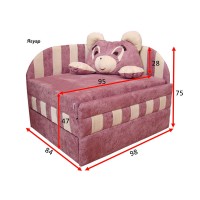 Дитячий диван ТМ Віка Панда (VK001)