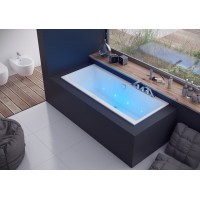 Ванна Excellent Pryzmat Slim 1800x80 мм (WAEX.PRY18WHS-BN)