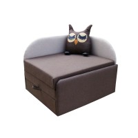 Дитячий диван ТМ Віка Сова, кут Г синій (VK021)