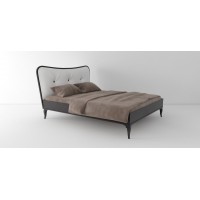 Двоспальне ліжко WoodSoft Orlean 140x200, ясень (Orlean140200JAS)