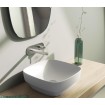 Умивальник на стільницю Catalano Colori Green Lux 40 cатин білий (140AGRLXBM)