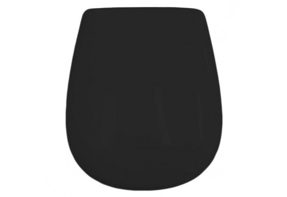 Сидіння soft-close з кришкою для унітазу ArtCeram Azuley, glossy black (AZA0010371)