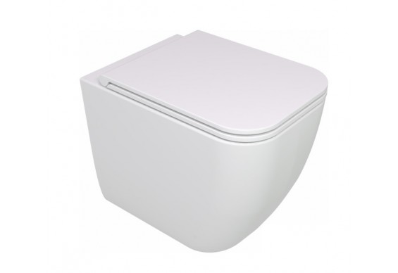 Унітаз підлоговий GSG BRIO 52,5 см Smart Clean white matt (BRWC01001)