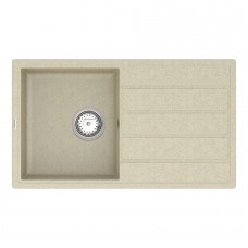 Кухонна мийка Vancor Easy EMP 02.76, 760x440 мм, Beige + Сифон Vankor Стандарт