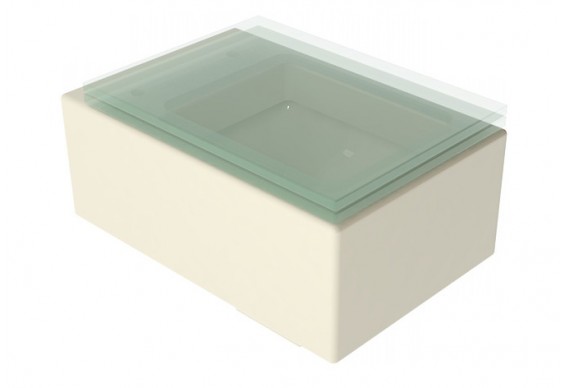 Підвісний унітаз GSG GLASS 53 см glossy Pergamon (GLWC01013)