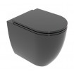 Унітаз підлоговий GSG LIKE 52,5 см Smart Clean glossy Black (LKWC01002)