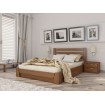 Двоспальне ліжко Естелла Селена з підйомним механізмом 140х190 буковий масив (LP-06)
