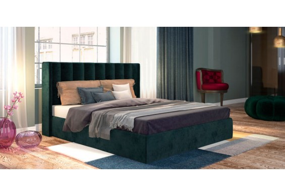 Односпальне ліжко WoodSoft Montreal з підйомним механізмом 120x190 (MonPM120190)