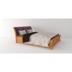 Односпальне ліжко WoodSoft Ravenna з підйомним механізмом 120x190, ясень (RavennaPM120190JAS)