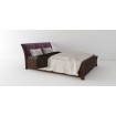Односпальне ліжко WoodSoft Ravenna з підйомним механізмом 120x190, ясень (RavennaPM120190JAS)
