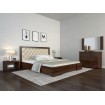 Двоспальне ліжко Арбор Древ Регіна Люкс з підйомним механізмом ромб 160х200 бук (HD160)