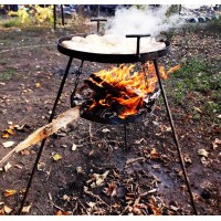 Сковорода діаметром 50 см Декодім з підставкою для вогню (на розбірних ніжках) (SH-PA-16)